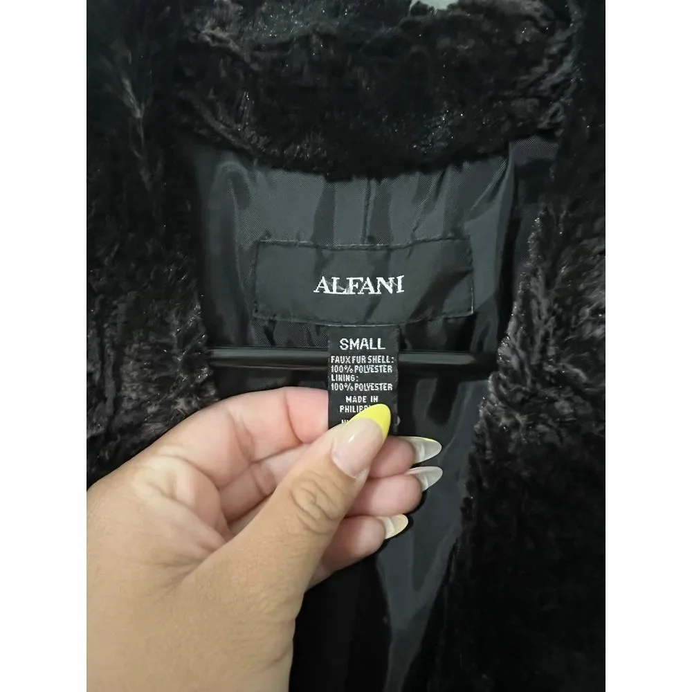 ALFANI WOMENS FAUX FUR VEST SIZE S - Picture 4 of 6